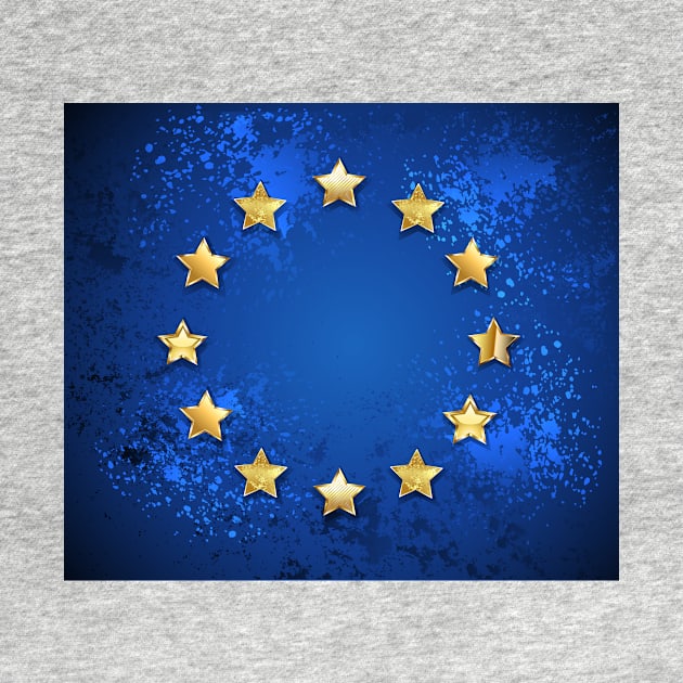 Grungy European Union symbol by Blackmoon9